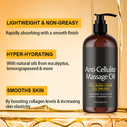 Anti-cellulite massage oil