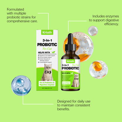 Cat Probiotic Supplement Drops