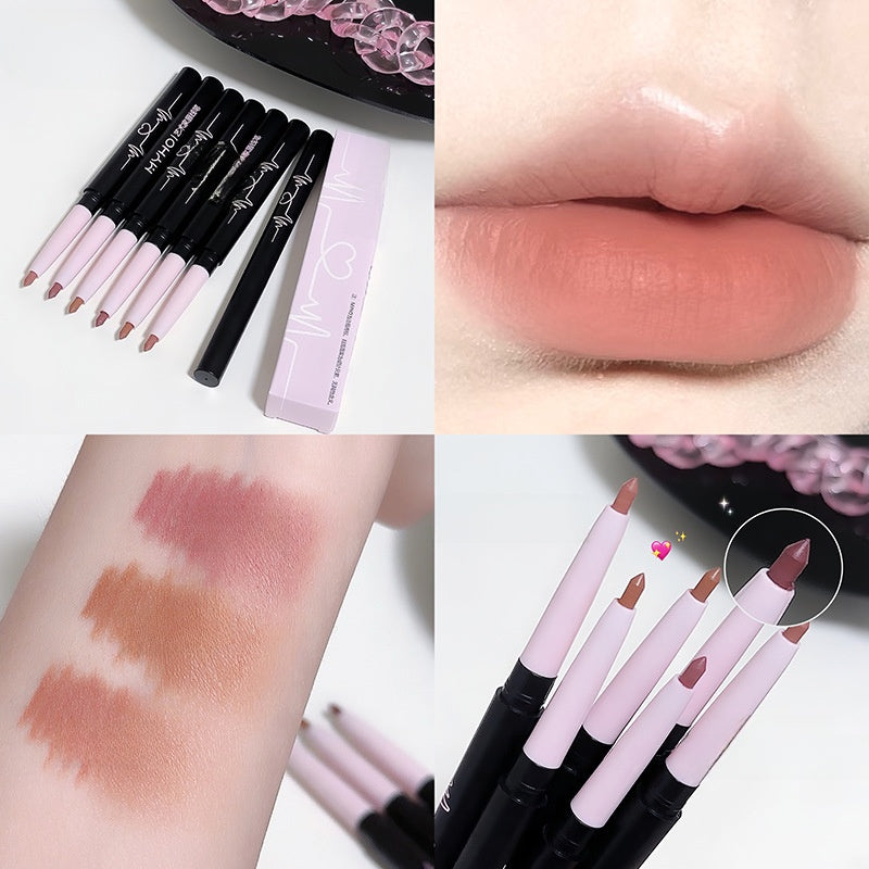 One-piece lip liner to create a full and three-dimensional lip shape