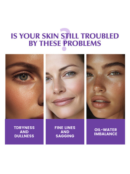 Natural facial care repair serum