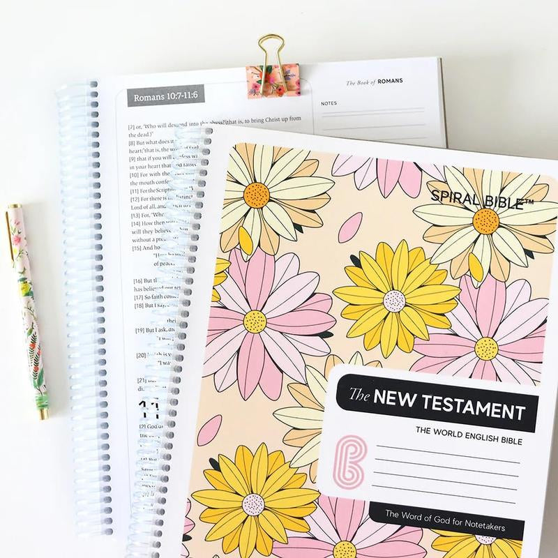 The Bible in a Year, 52-Week Study, a 365-Day Spiritual Journey with Daily Prayer and Notes, Ideal Faith Gift for Men and Women – Christian Workbook Journal Personalize Bible