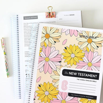The Bible in a Year, 52-Week Study, a 365-Day Spiritual Journey with Daily Prayer and Notes, Ideal Faith Gift for Men and Women – Christian Workbook Journal Personalize Bible