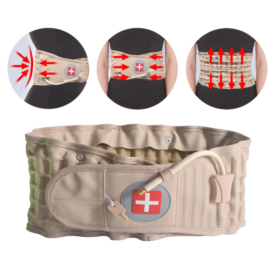 Adjustable Inflatable Lumbar Support Belt