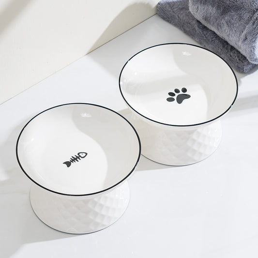 Pet ceramic cat Basin
