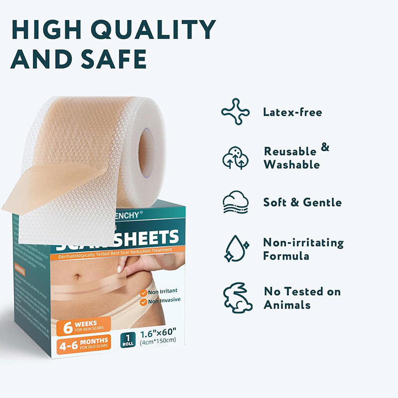 Medical Grade Silicone Scar Treatment Sheets