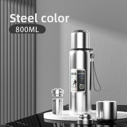 Vacuum Insulated Thermos with Tea Strainer
