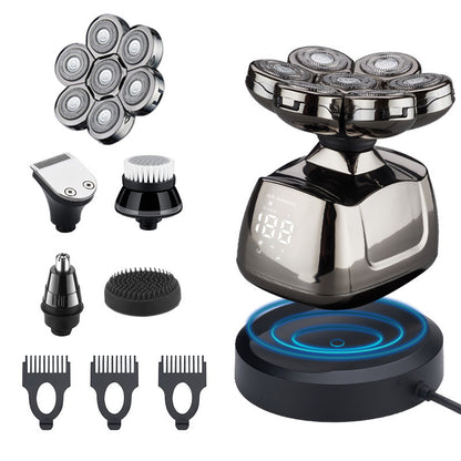 Electric Shaver with Wireless Charging Dock