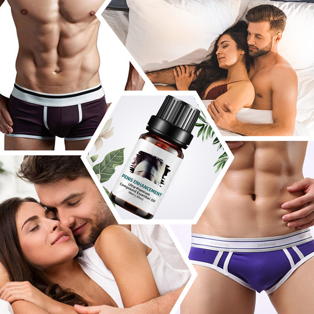 Men's private area massage oil