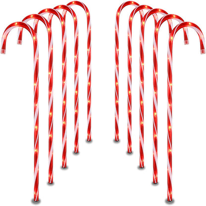 Sleep Bluetooth Cane Christmas Lights for Garden Decoration