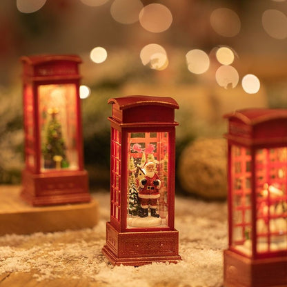 Christmas Decorative Night Light with Water Snow Effect