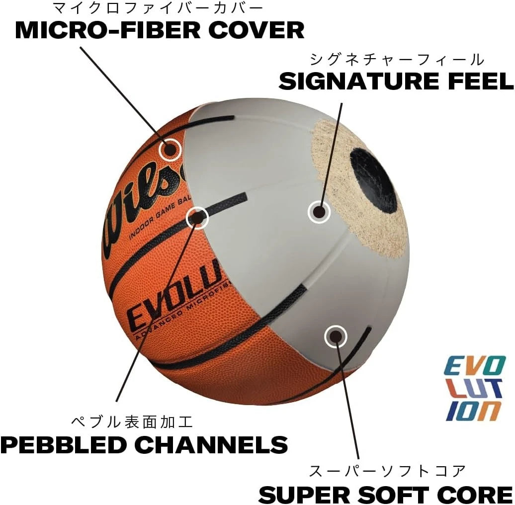WILSON Men's Evolution Game Basketball ( 29.5) -USA STOCK USA